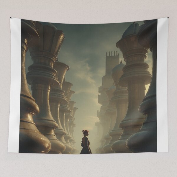 Item preview, The Queen’s Gambit of Shadows designed and sold by oanaunciuleanu.