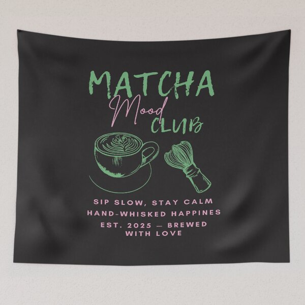 Item preview, Matcha Mood Club Aesthetic Minimalist Matcha Lover designed and sold by Verycutethings.