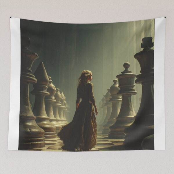 Item preview, The Queen’s Gambit of Shadows designed and sold by oanaunciuleanu.