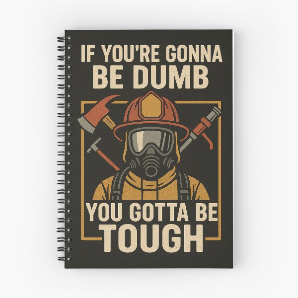 Item preview, If you’re gonna be dumb you gotta be tough - firefighter  designed and sold by HalsandTyCustom.