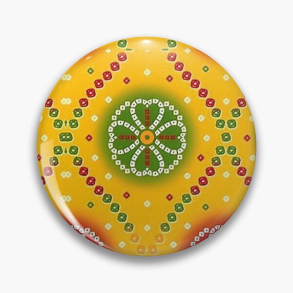 Item preview, Yellow Mandala Floral Pattern – Vibrant Indian Boho Design designed and sold by Kruti Collection.