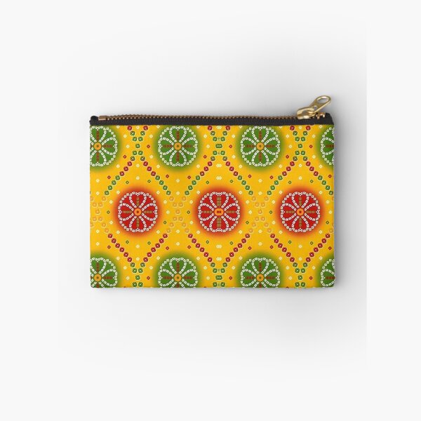 Item preview, Yellow Mandala Floral Pattern – Vibrant Indian Boho Design designed and sold by Kruti Collection.