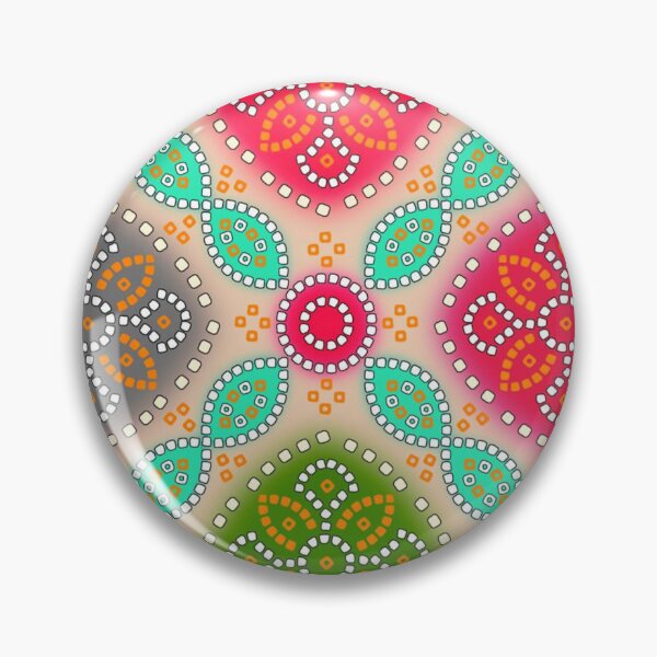 Item preview, Colorful Mandala Floral Pattern – Vibrant Geometric Boho Design designed and sold by Kruti Collection.
