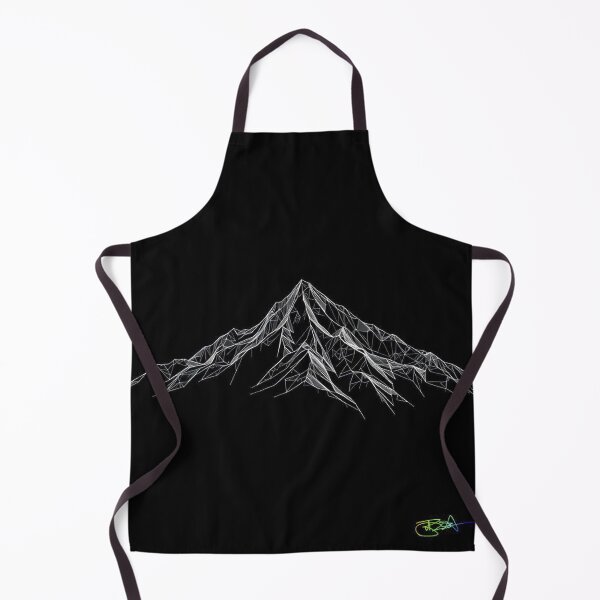 Item preview, Silent Summits — Black & White Mountain Op Art designed and sold by Benito Del Ray.