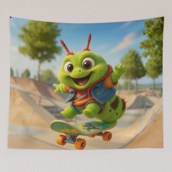 Item preview, Skater Saddleback Caterpillar designed and sold by Sillytoe.