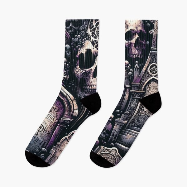 Item preview, Dark Gothic Skull Baroque Macabre Art Print designed and sold by PinUpPizzazz.