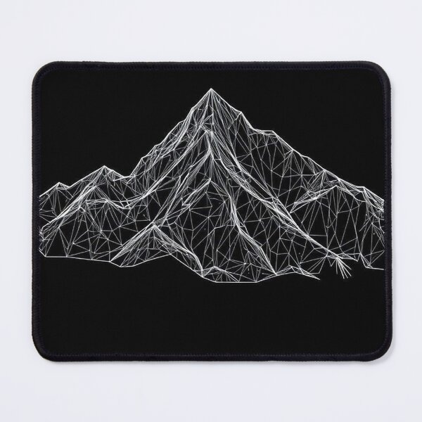 Item preview, Echo Ridge — Black & White Mountain Lines designed and sold by Benito Del Ray.