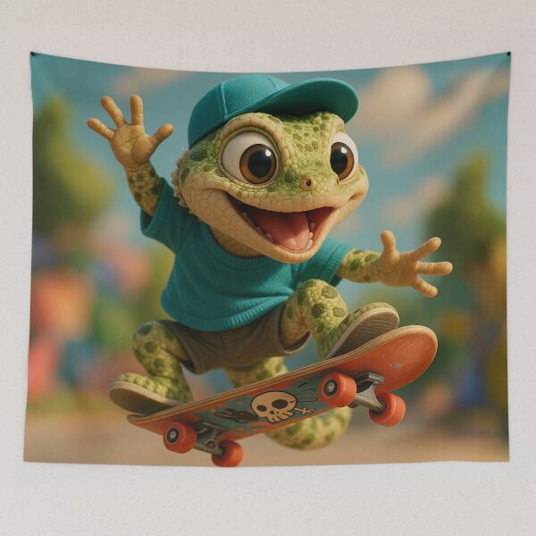Item preview, Skater Sand Lizard designed and sold by Sillytoe.