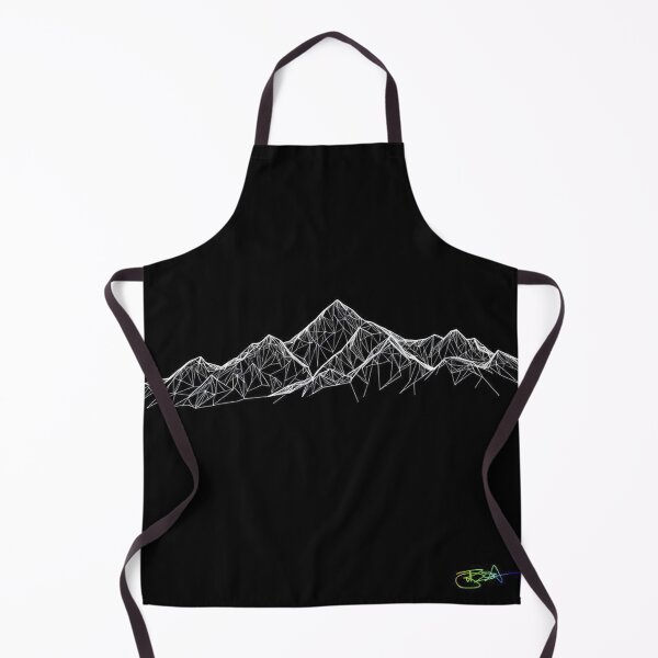 Item preview, Lunar Range — Black & White Op Art Landscape designed and sold by Benito Del Ray.
