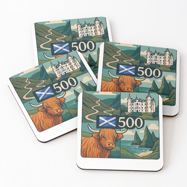 Item preview, Scotland 500 road trip - Highland Cows, Castles and Scottish scenery designed and sold by Loom on the Loch.