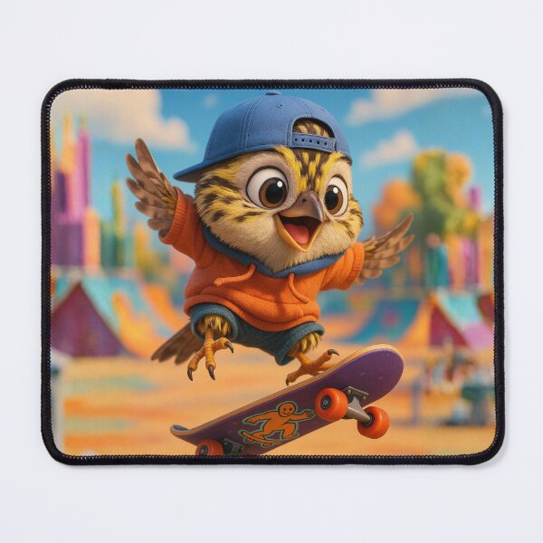 Item preview, Skater Savannah Sparrow designed and sold by Sillytoe.