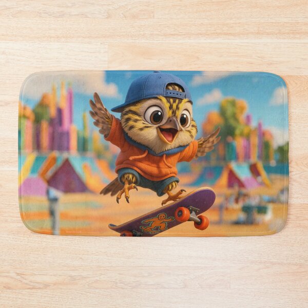 Item preview, Skater Savannah Sparrow designed and sold by Sillytoe.