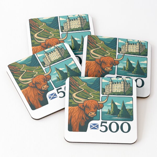Item preview, Scotland 500 - Highland Coo and Castles Coastal Scottish Road Trip designed and sold by Loom on the Loch.