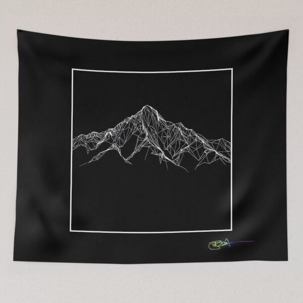 Item preview, Echoed Horizon — Minimal Op Art Mountain designed and sold by Benito Del Ray.