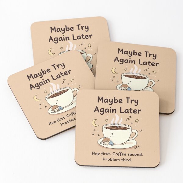 Item preview, Half-motivated quotes: Maybe try again later (instead of: “Never give up”) designed and sold by nature. electrified..