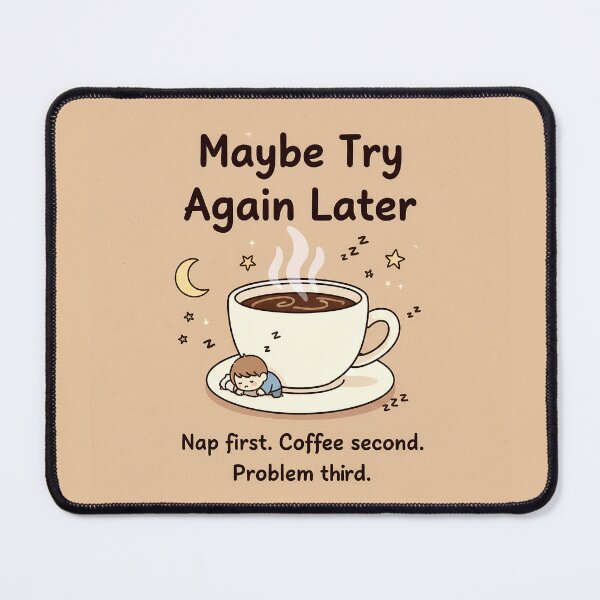 Item preview, Half-motivated quotes: Maybe try again later (instead of: “Never give up”) designed and sold by nature. electrified..