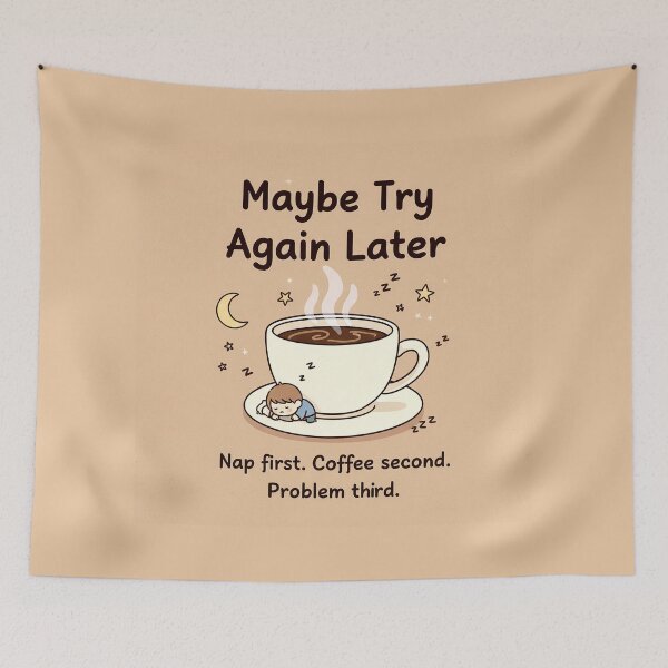 Item preview, Half-motivated quotes: Maybe try again later (instead of: “Never give up”) designed and sold by nature. electrified..