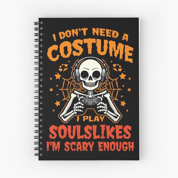 Item preview, Halloween Skeleton Gamer designed and sold by I-wanna-T-shirt.