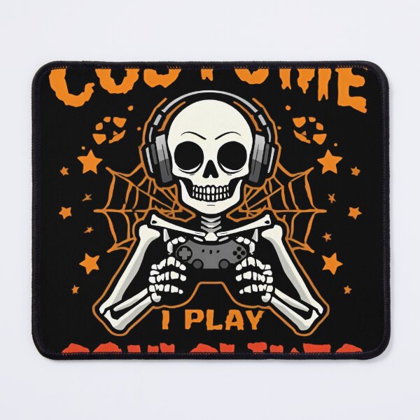 Item preview, Halloween Skeleton Gamer designed and sold by I-wanna-T-shirt.