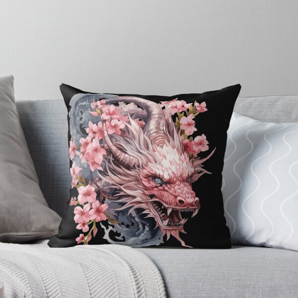 Item preview, Cherry Blossom Dragon in Watercolor Fury designed and sold by Daagath.