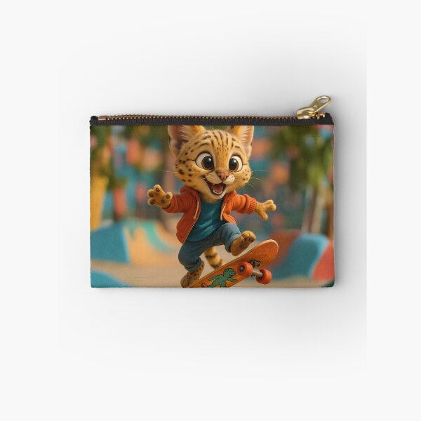 Item preview, Skater Serval  designed and sold by Sillytoe.