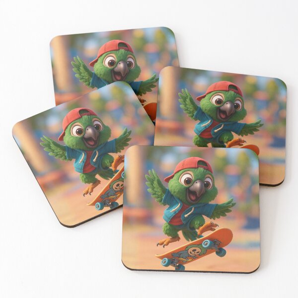 Item preview, Skater Severe Macaw designed and sold by Sillytoe.