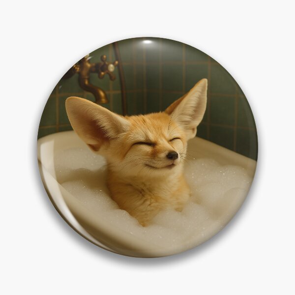 Item preview, Fennec Fox Enjoys a Bubble Bath designed and sold by Tridentulus.