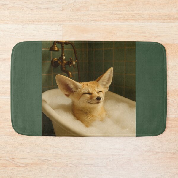 Item preview, Fennec Fox Enjoys a Bubble Bath designed and sold by Tridentulus.