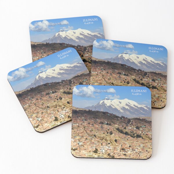 Item preview, Beautiful view of La Paz and Illimani peak, Bolivia. Original photography designed and sold by studio838.