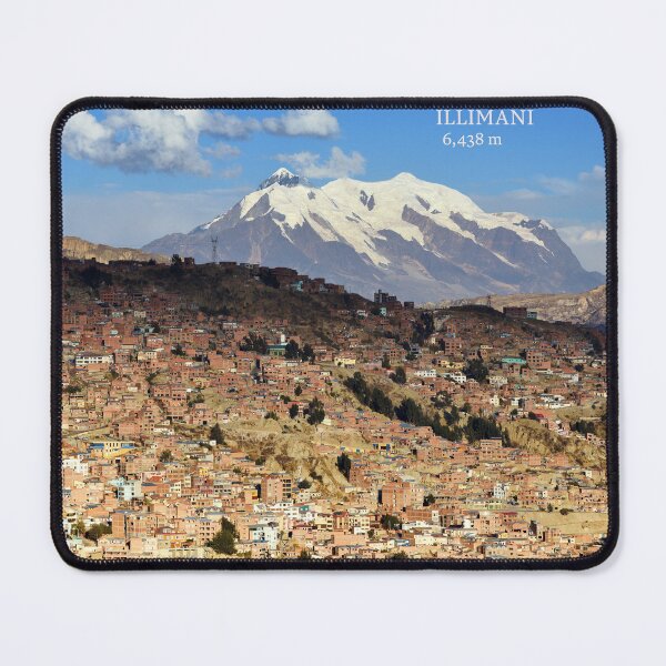 Item preview, Beautiful view of La Paz and Illimani peak, Bolivia. Original photography designed and sold by studio838.