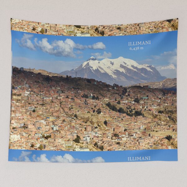 Item preview, Beautiful view of La Paz and Illimani peak, Bolivia. Original photography designed and sold by studio838.