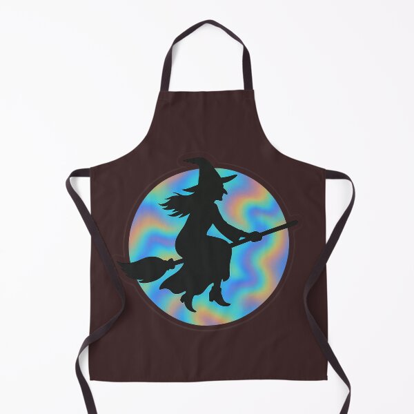 Item preview, Holographic Witch Silhouette – Magical Halloween Glow designed and sold by ceksdesign.