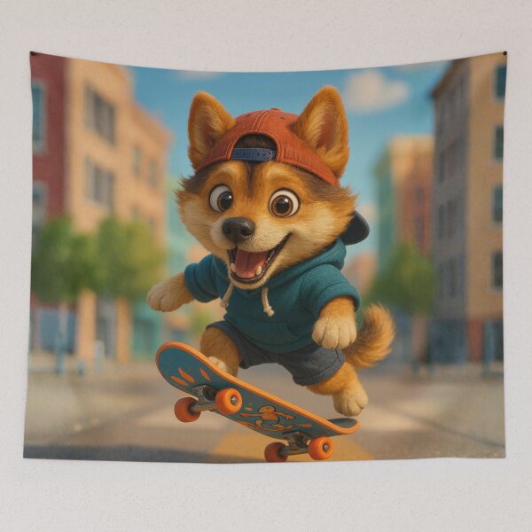 Item preview, Skater Shiba Inu Mix designed and sold by Sillytoe.
