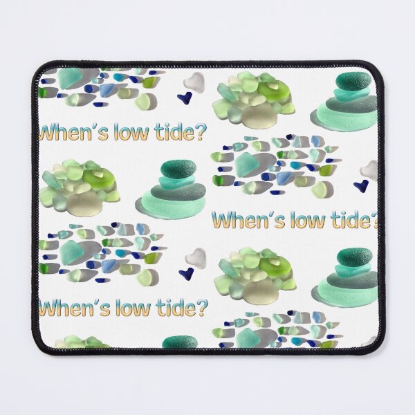 Item preview, When's Low Tide with Seaglass  designed and sold by LeslieMac713.