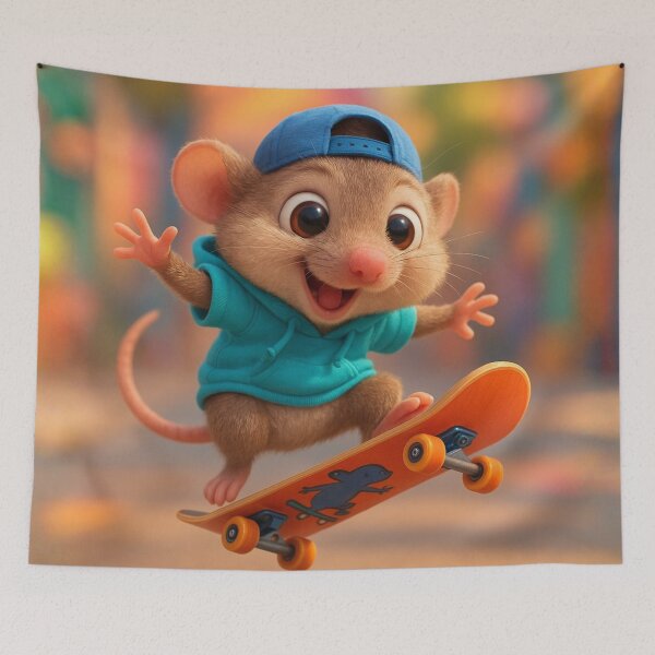 Item preview, Skater Shrew  designed and sold by Sillytoe.
