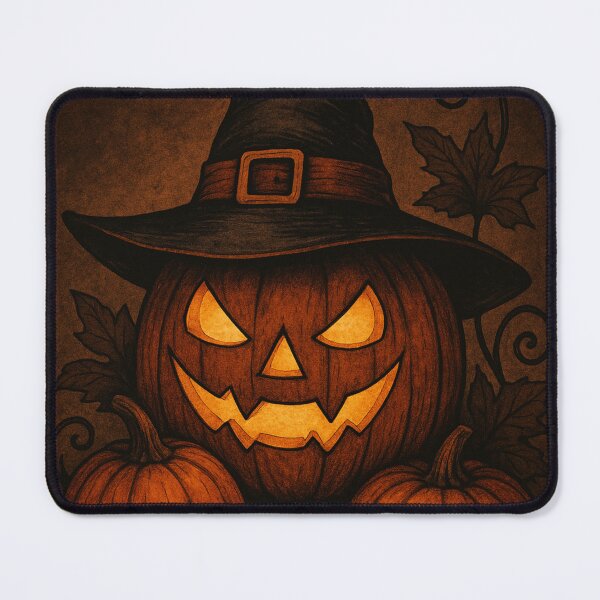 Item preview, Witch’s Pumpkin Glow – Vintage Halloween Jack-O’-Lantern Art designed and sold by Painted Moon by Luna Bee™.