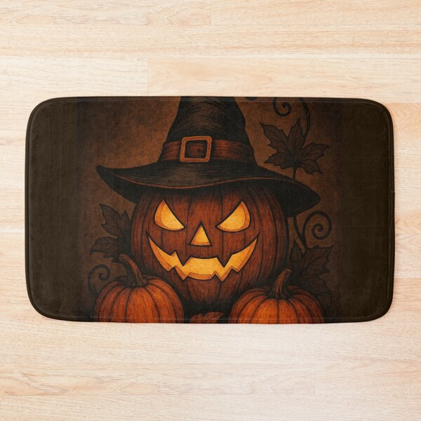 Item preview, Witch’s Pumpkin Glow – Vintage Halloween Jack-O’-Lantern Art designed and sold by Painted Moon by Luna Bee™.