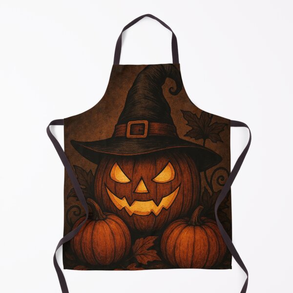 Item preview, Witch’s Pumpkin Glow – Vintage Halloween Jack-O’-Lantern Art designed and sold by Painted Moon by Luna Bee™.