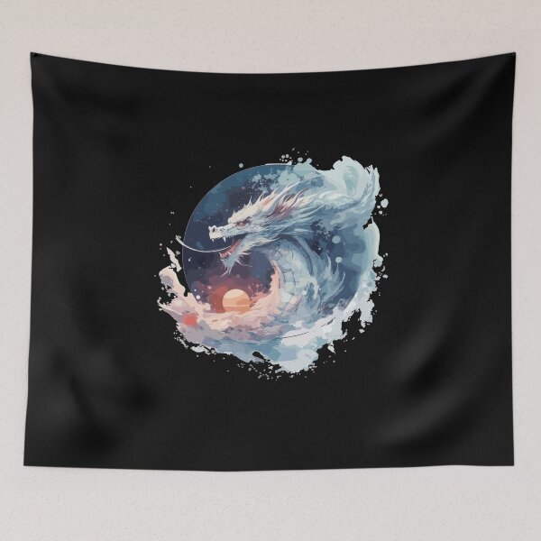 Item preview, Celestial Ice Dragon at Sunset Darche Japan Style  designed and sold by Daagath.