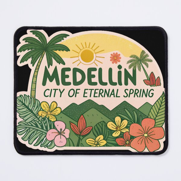 Item preview, Medellín City of Eternal Spring  designed and sold by VividOrganica.