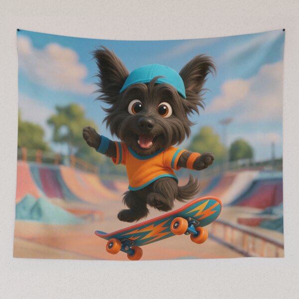 Item preview, Skater Skye Terrier designed and sold by Sillytoe.