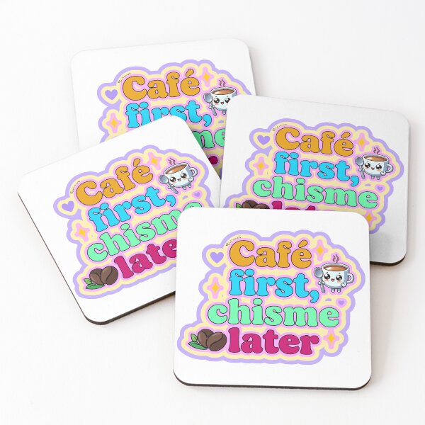Item preview, Cafe first, chisme later designed and sold by Juliverse4u.