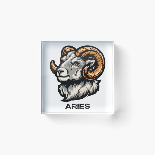 Item preview, Fierce Aries Ram – Zodiac Power in Bold Vector designed and sold by ForeverPrintsOK.
