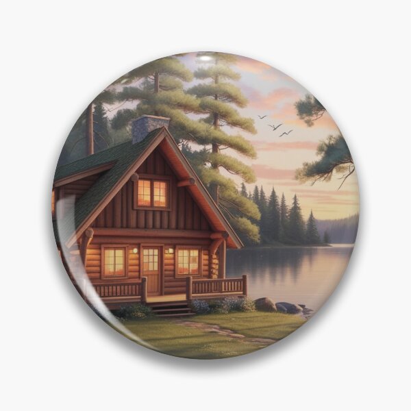 Item preview, Mountain Cabin Escape / Fuga in Baita di Montagna / Escape a una cabaña en la montaña designed and sold by The Natural Image.