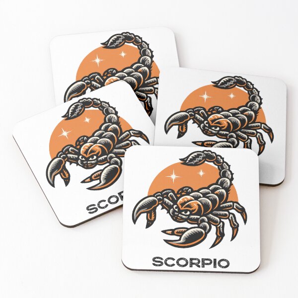 Item preview, Celestial Sting: Bold Scorpio Zodiac Emblem designed and sold by ForeverPrintsOK.