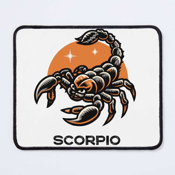 Item preview, Celestial Sting: Bold Scorpio Zodiac Emblem designed and sold by ForeverPrintsOK.