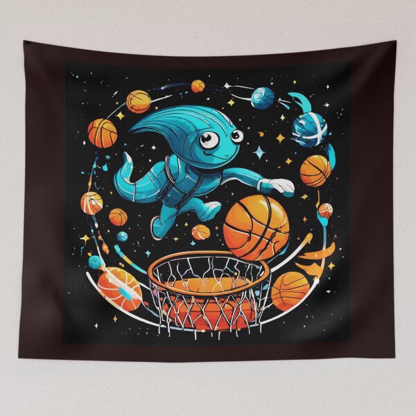 Item preview, Cosmic Basketball and Chaos  designed and sold by Zofia Sosnecka.