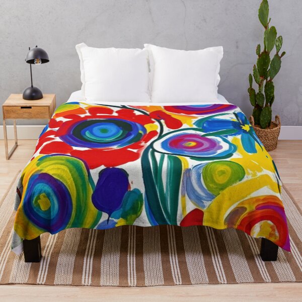 Item preview, Wild Nordic Summer – Abstract Floral Poster for Joy and Inspiration designed and sold by gwmediaDK.