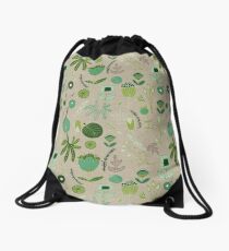 Emerald Forest beige #homedecor Drawstring Bag