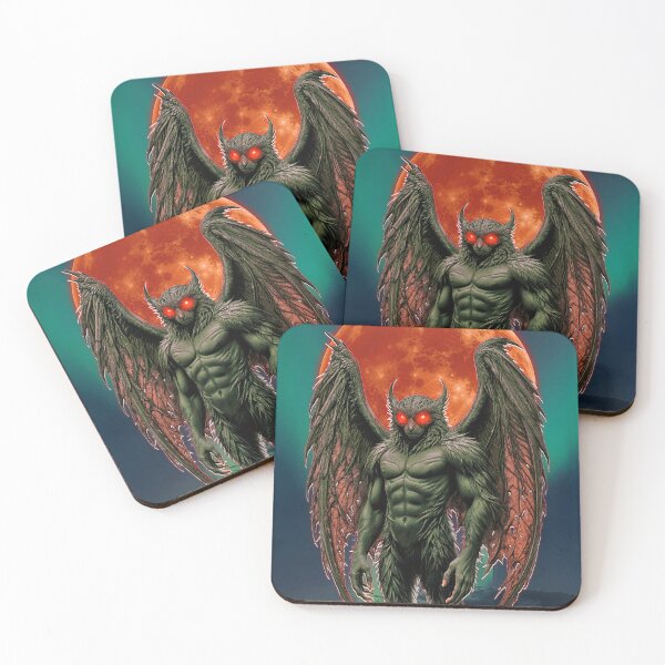 Item preview, Mothman and the Blood Moon designed and sold by Nomadic Spirit Studios.